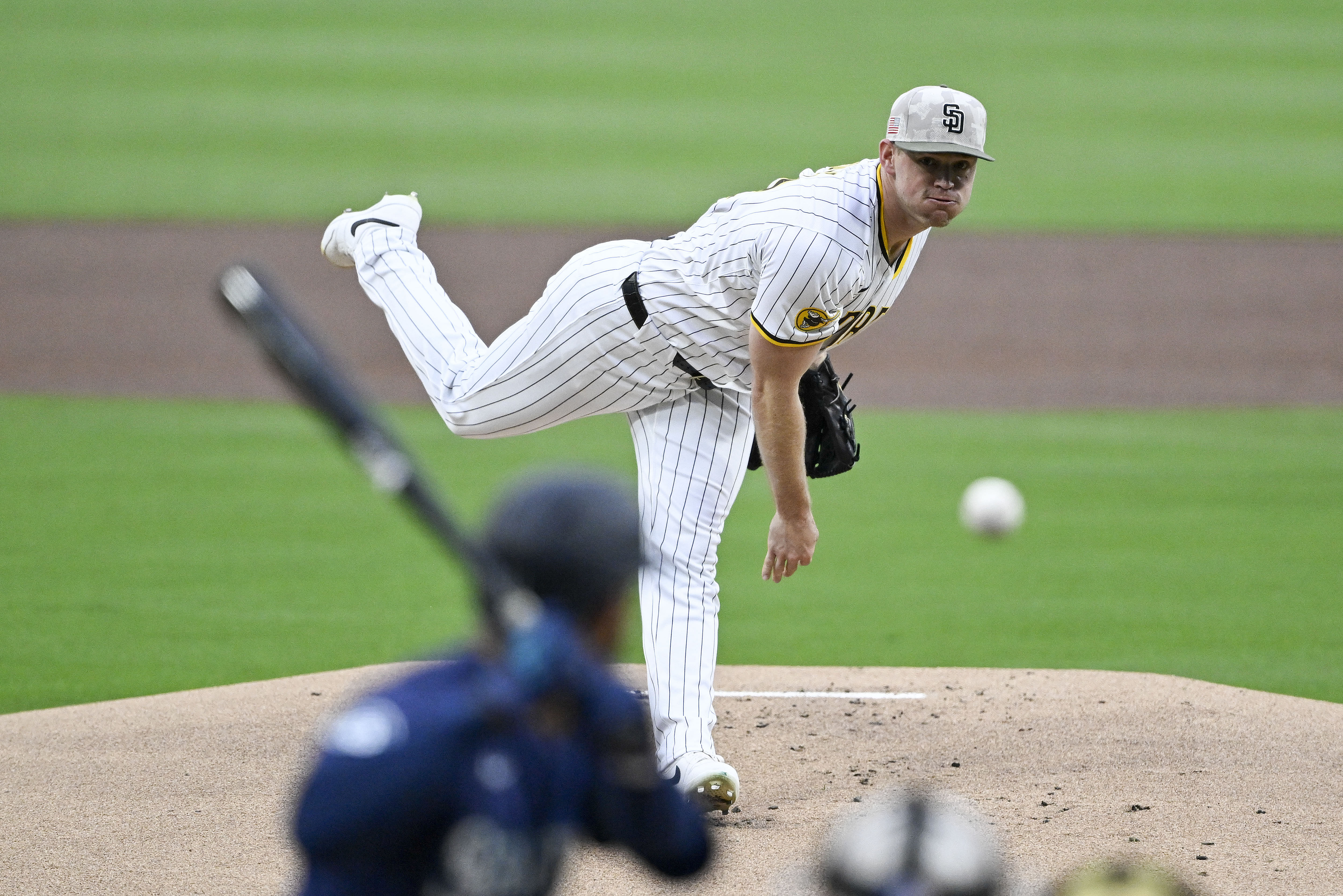 Stephen Kolek is on the mound today (Imagn)